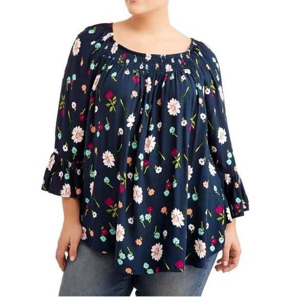 Time and tru 24/26 peasant top - Picture 1 of 3